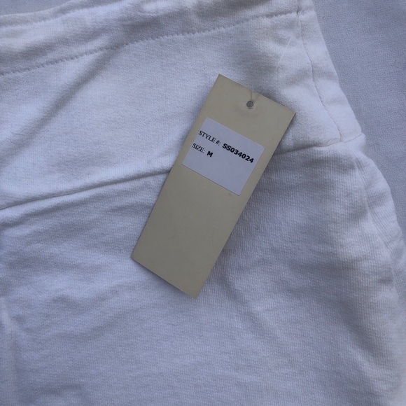 PUCELLE WHITE COTTON MINI SKIRT - Picture 3 of 6